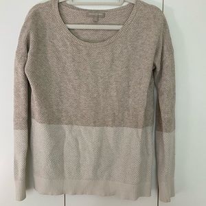 Banana Republic knit two-tone sweater.